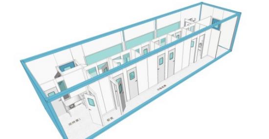 實驗室電路施工效果圖